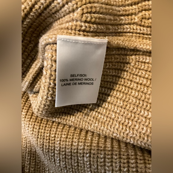 Tanya Taylor Mae Merino Wool Skirt - Size Large - NWT - Camel / tan in color - Picture 11 of 14